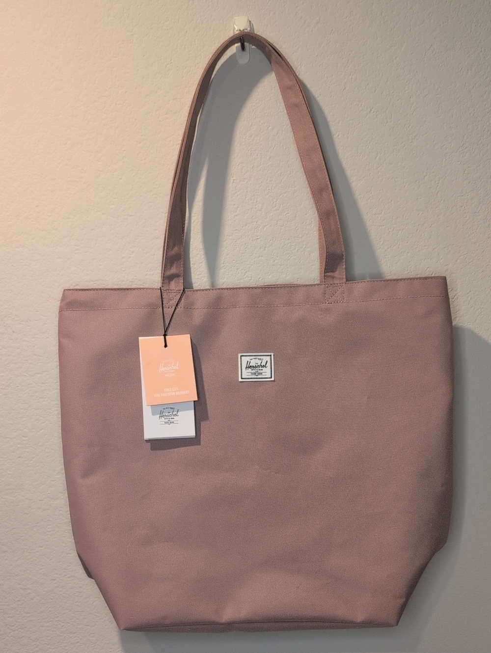 Herschel Supply Company Mauve Pink Canvas Tote